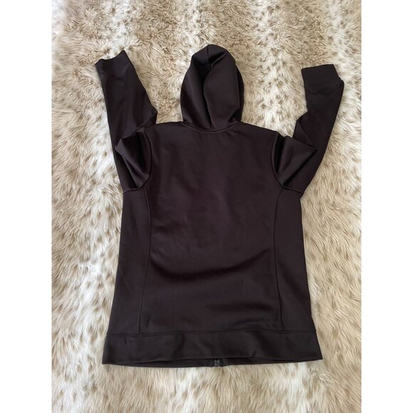 The North Face Girls YXL (14/16) Full-Zip Hoodie Sweatshirt – Black, Pink Logo - Picture 5 of 13